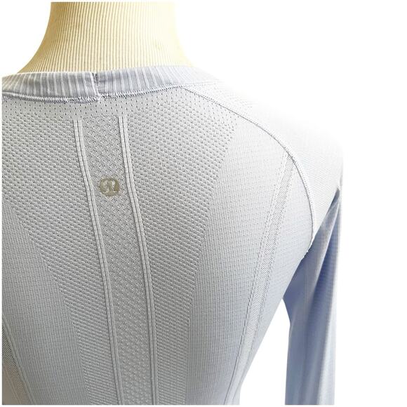 Lululemon Run: Swiftly Tech Long Sleeve Caspian Blue Size Small/4 - Picture 11 of 12